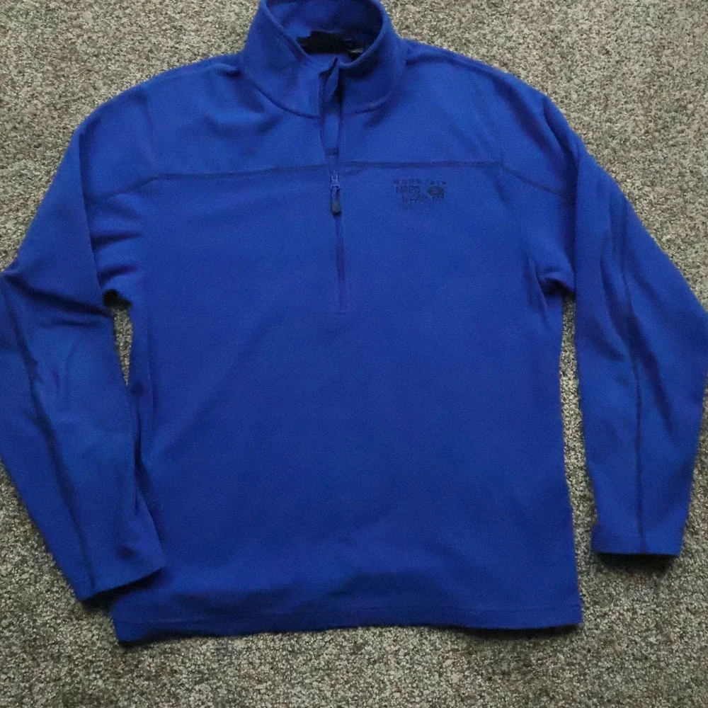 Mountain Hardwear Pullover Men's Medium Fleece Half Zip Jacket Outdoor sweater